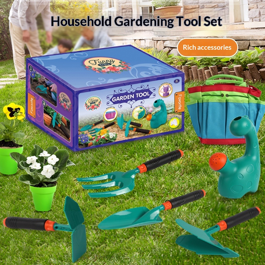 Gardening Tools Girly - Zabawny zestaw narzędzi ogrodowych dla dzieci,