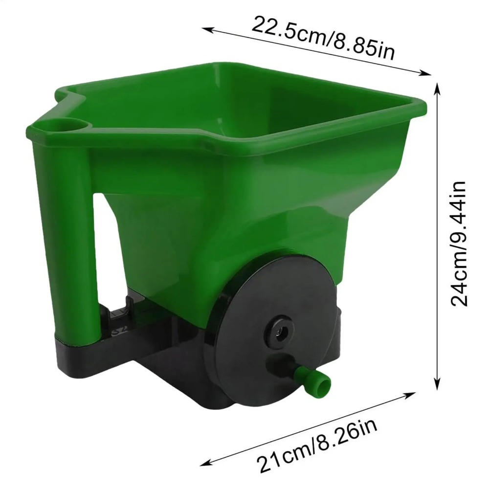 Grass Seed Spreader - Ręczny rozsiewacz do trawnika 3L, mały,