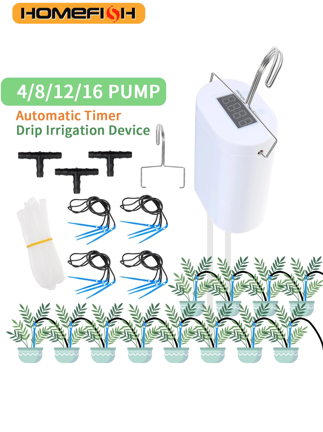 Gardening Tools Kit For Home Garden - Automatyczna pompa do podlewania roślin i