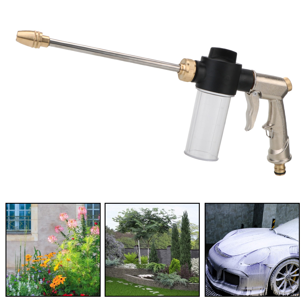 Gardening Tools Types - Długa piankowa myjka samochodowa wysokociśnieniowa dysza