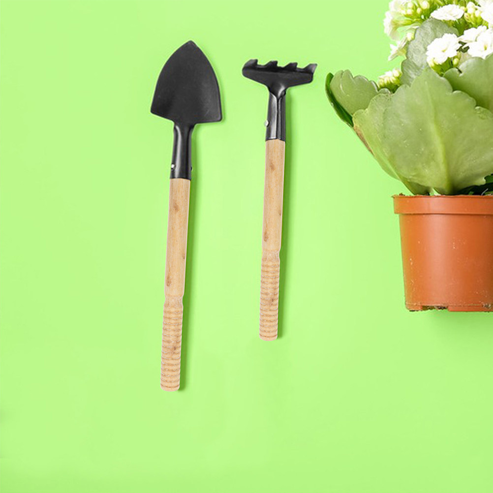 Gardening Tools Spade - 5-częściowy zestaw drewnianych uchwytów do narzędzi