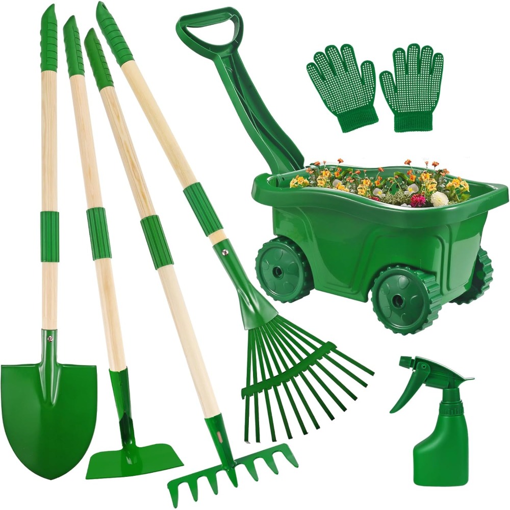 Gardening Tools Girly - Zestaw narzędzi ogrodniczych dla dzieci z