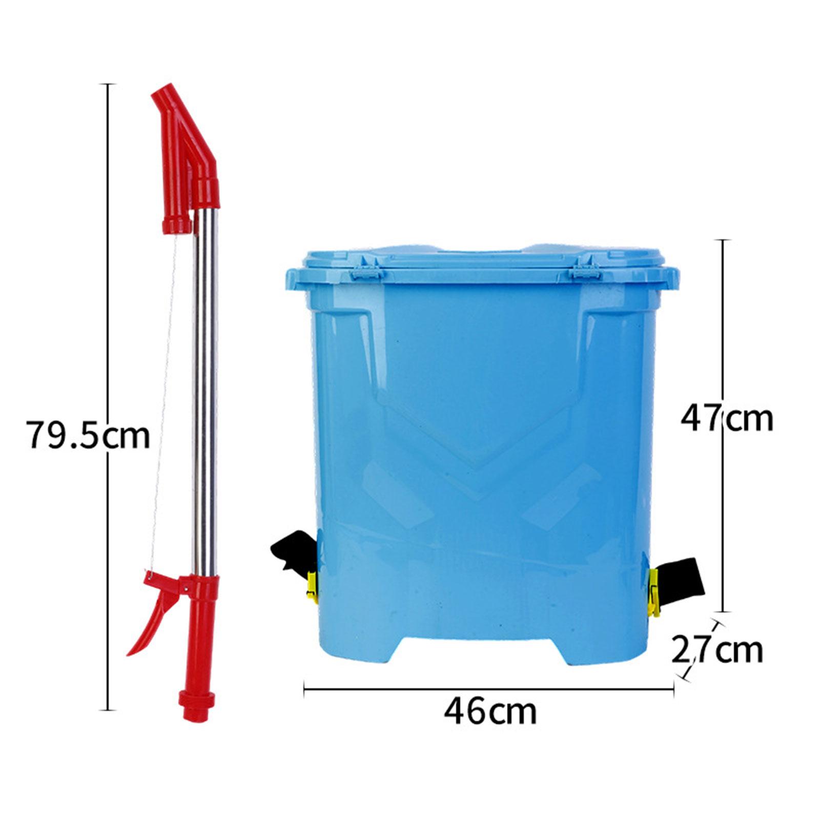 Fertilizer Dispenser - Ręczny rozsiewacz nawozów z dużym wiadrem,