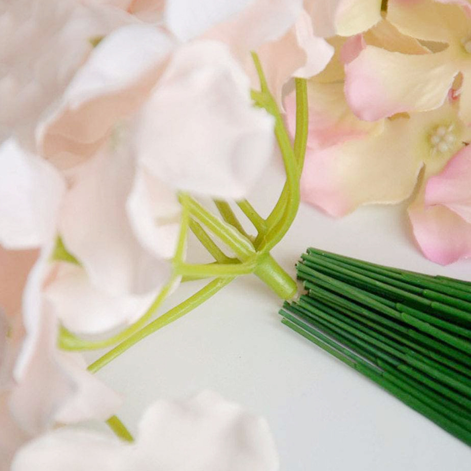 Gardening Tools Diy - 100 szt. Sztucznych łodyg kwiatowych, plastikowe