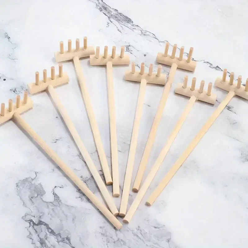 Zen Gardening Tools - Wysokiej jakości zestaw mini grabli bambusowych