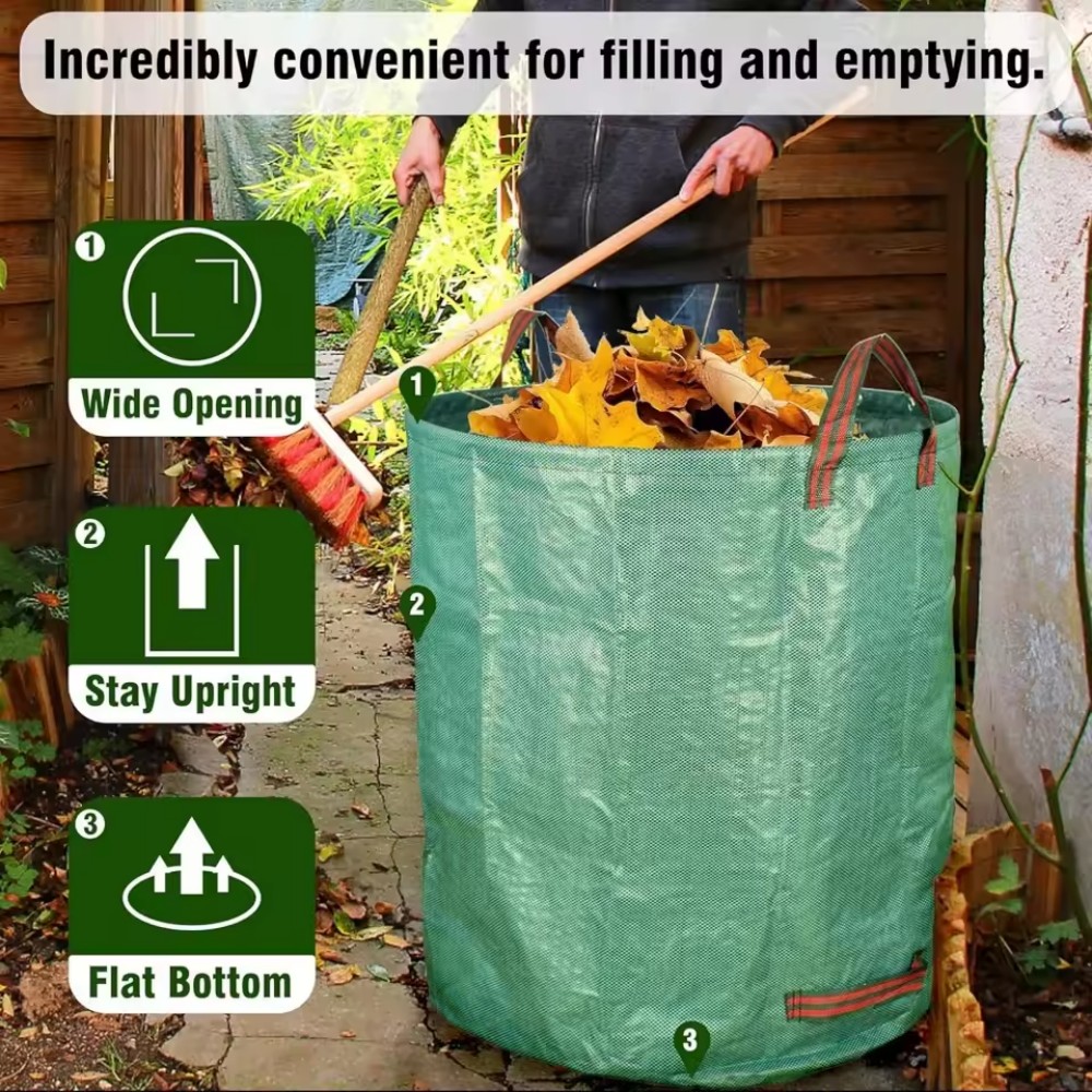 Gardening Tools Types - Worek ogrodniczy na liście, odporny na
