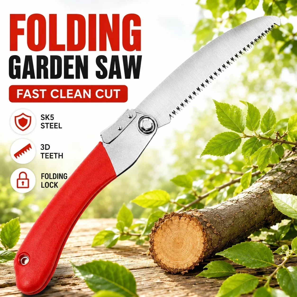 Gardening Tools To Cut Branches - Składana piła do przycinania 210mm ze