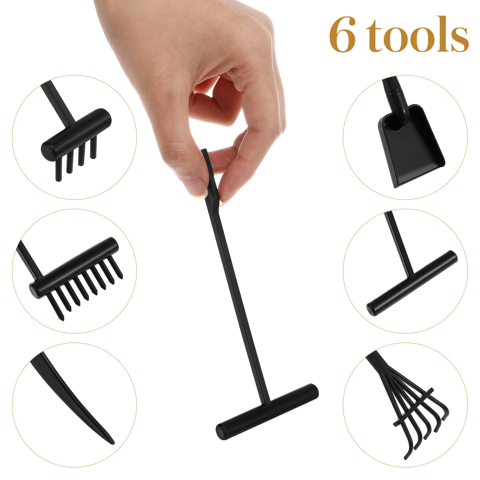 6-częściowy zestaw mini grabkó – Zen Gardening Tools recenzja i cena
