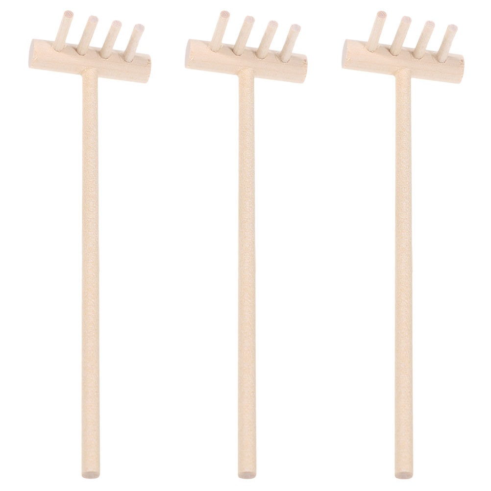 Zestaw 3 mini grabli bambusowy – Zen Gardening Tools recenzja i cena