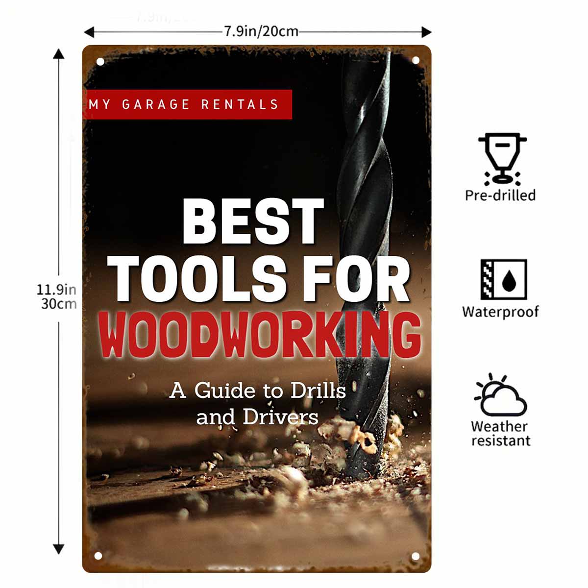2D PŁASKA TABLICA METALOWA 1 s – Gardening Tools Best recenzja i cena