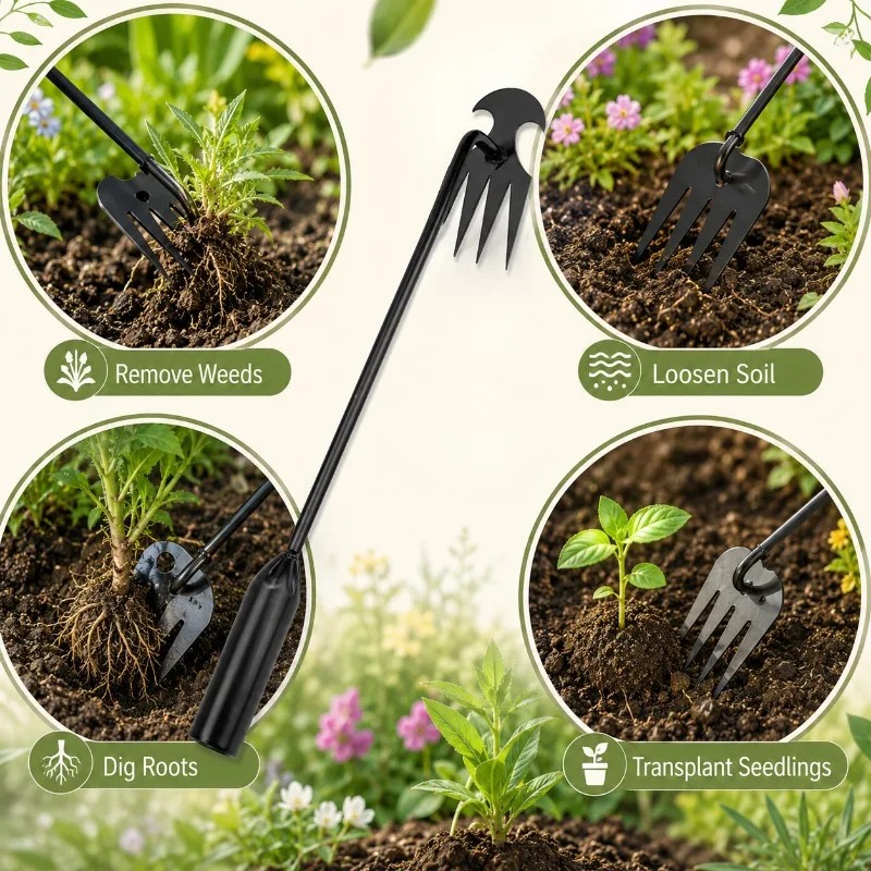 Grabie ogrodowe 2 w 1, ręczne  – Gardening Tools Spade recenzja i cena