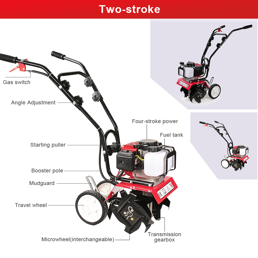 Mikro kultywator spalinowy Tun – Gardening Tools Equipment recenzja i cena