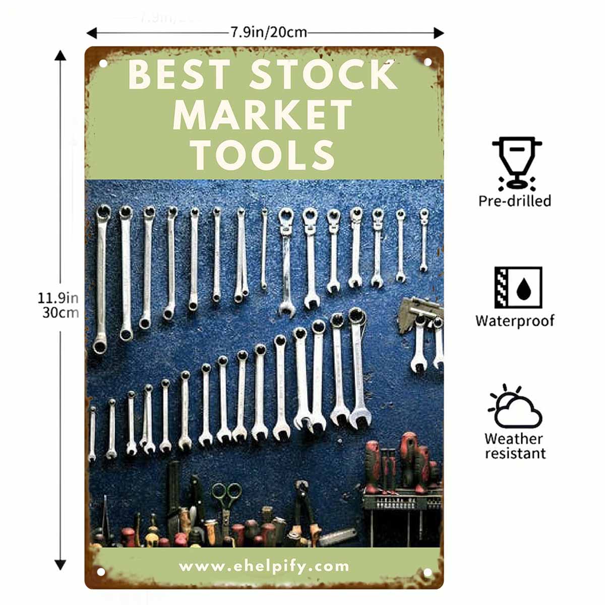 2D PŁASKA METALOWA TABLICA DEK – Gardening Tools Best recenzja i cena