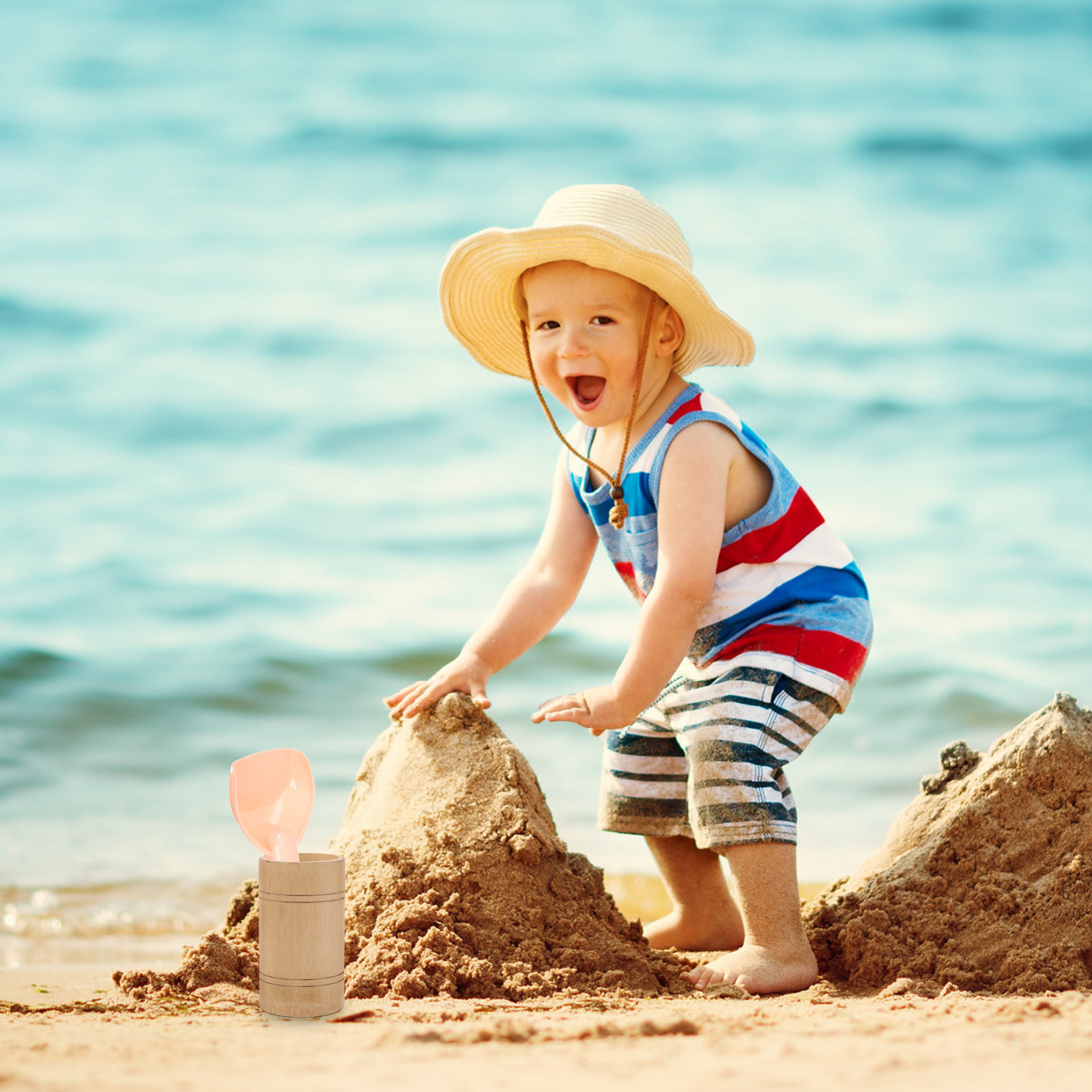 Mini drewniany pojemnik do prz – Zen Gardening Tools recenzja i cena
