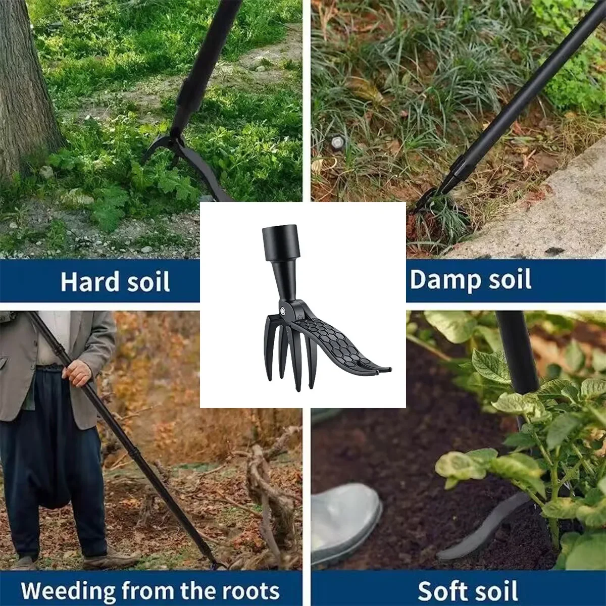 Stojący ściągacz chwastów z ot – Grass Seed Spreader recenzja i cena