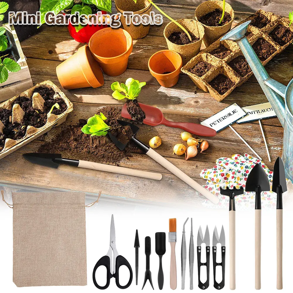 13 szt. Zestaw narzędzi sukule – Gardening Tools Kit For Home Garden recenzja i cena