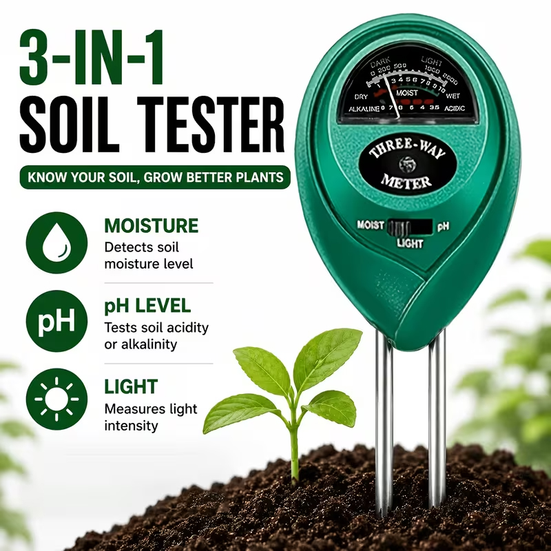 Tester gleby 3 w 1 (miernik wi – Gardening Tools Equipment recenzja i cena