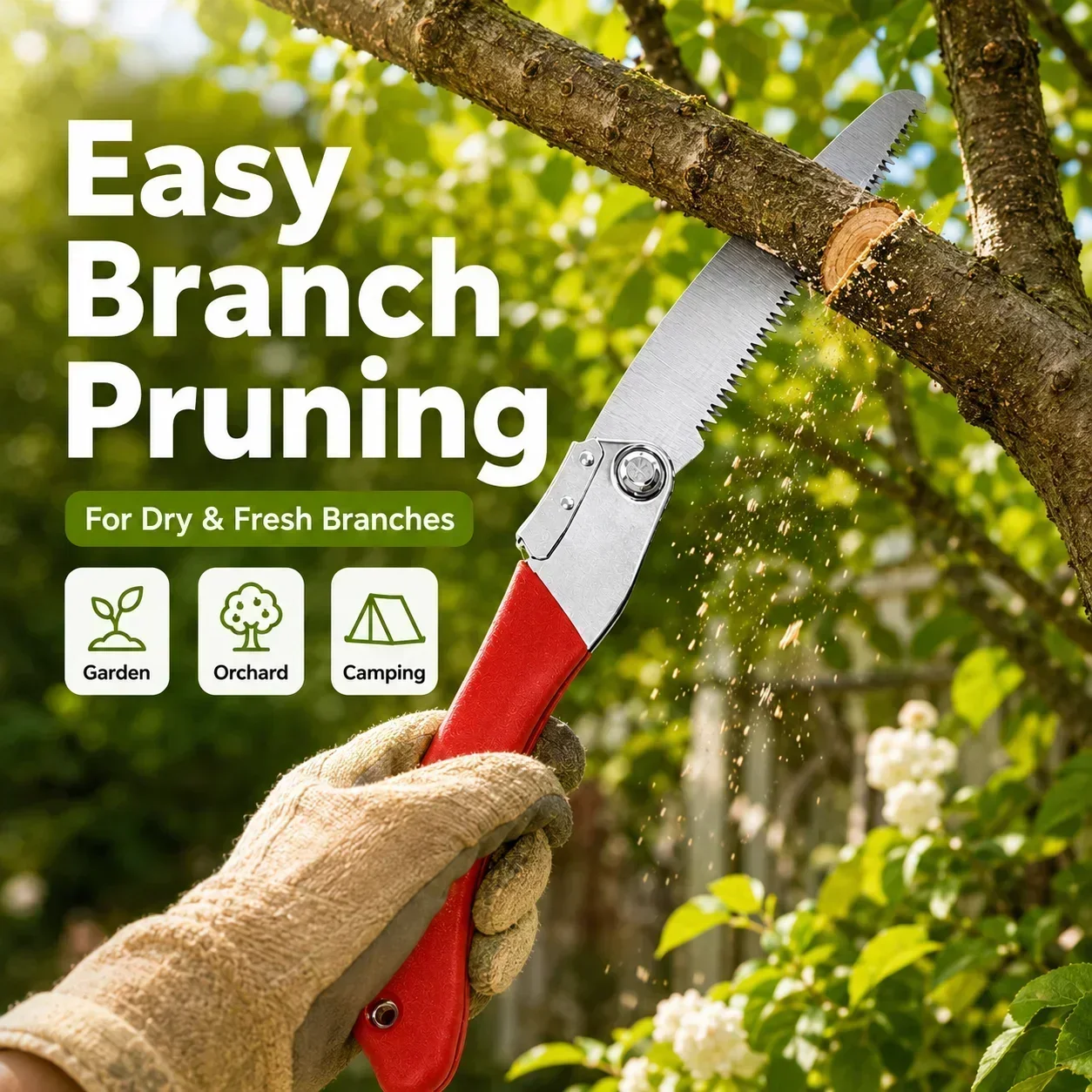 Składana piła do przycinania 2 – Gardening Tools To Cut Branches recenzja i cena