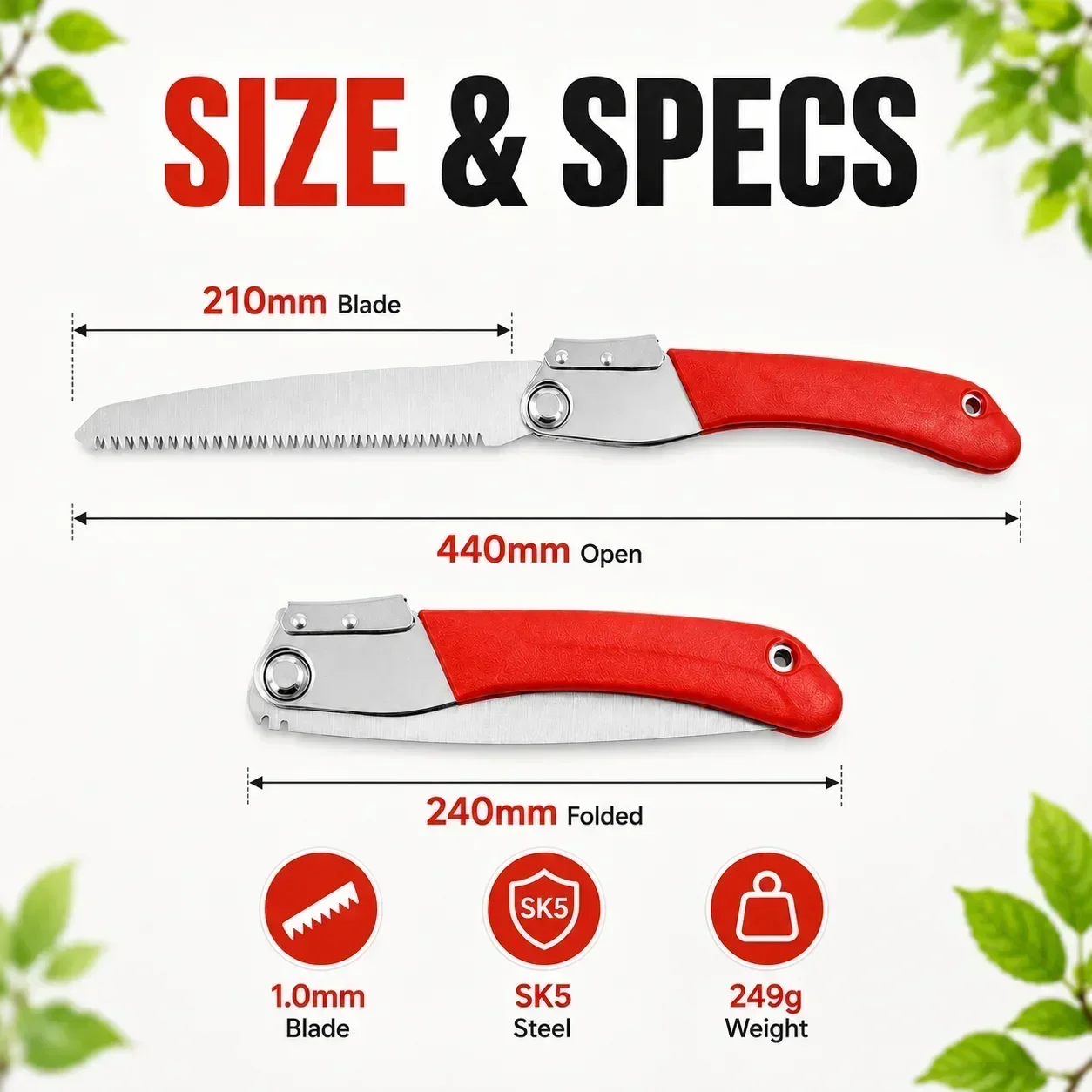 Składana piła do przycinania 2 – Gardening Tools To Cut Branches recenzja i cena